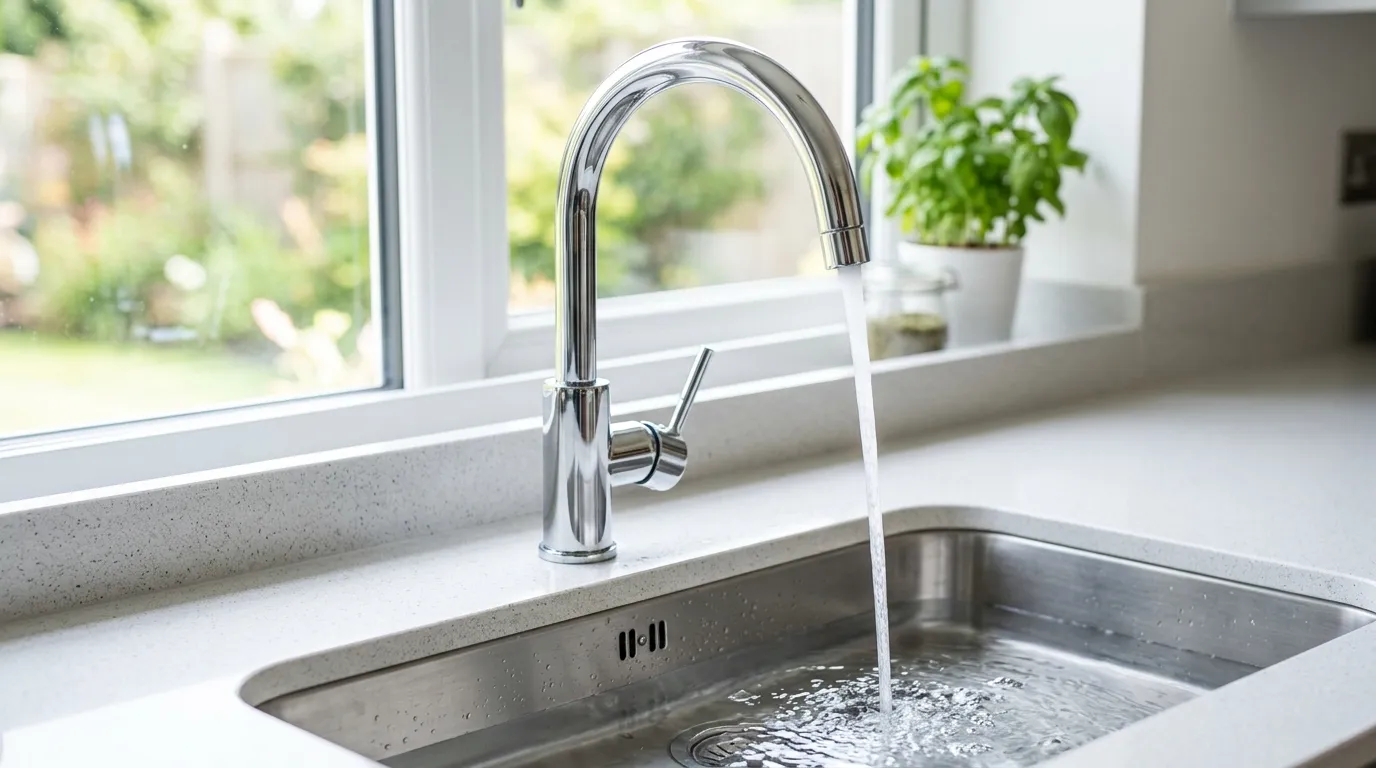 Local Plumbing Master Pros same day plumber fixing a faucet in Morganville, NJ